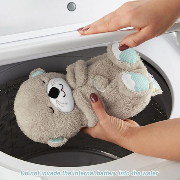 BowLift | Calmaura - Breathing Otter Plush Relaxation companion with soothing vibrations and calming light