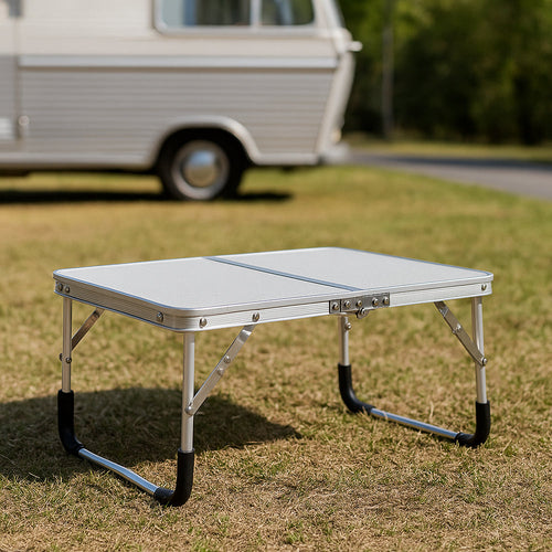 Foldable lightweight camping table made of aluminum | Bowlift