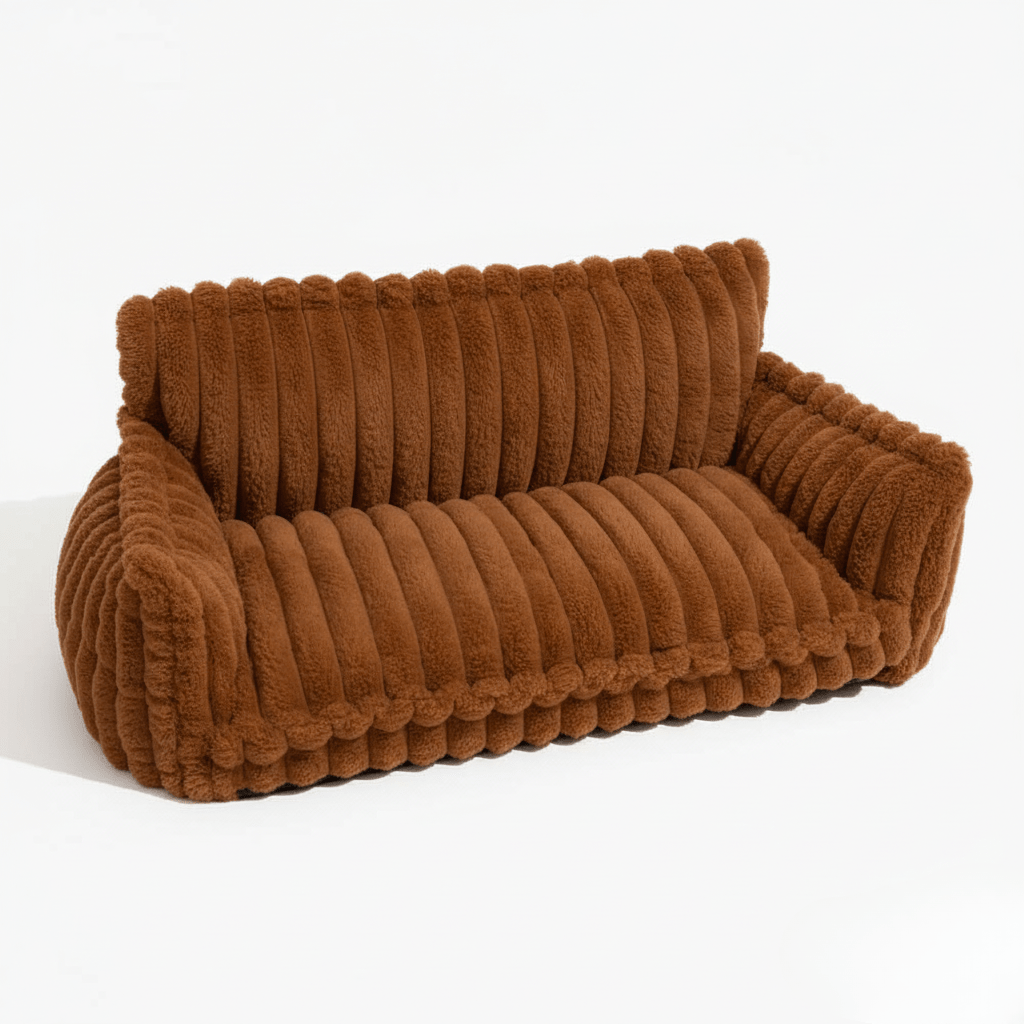 BowLift | CANILUX – Orthopedic Dog Bed with Raised Headrest & Soft Cushion