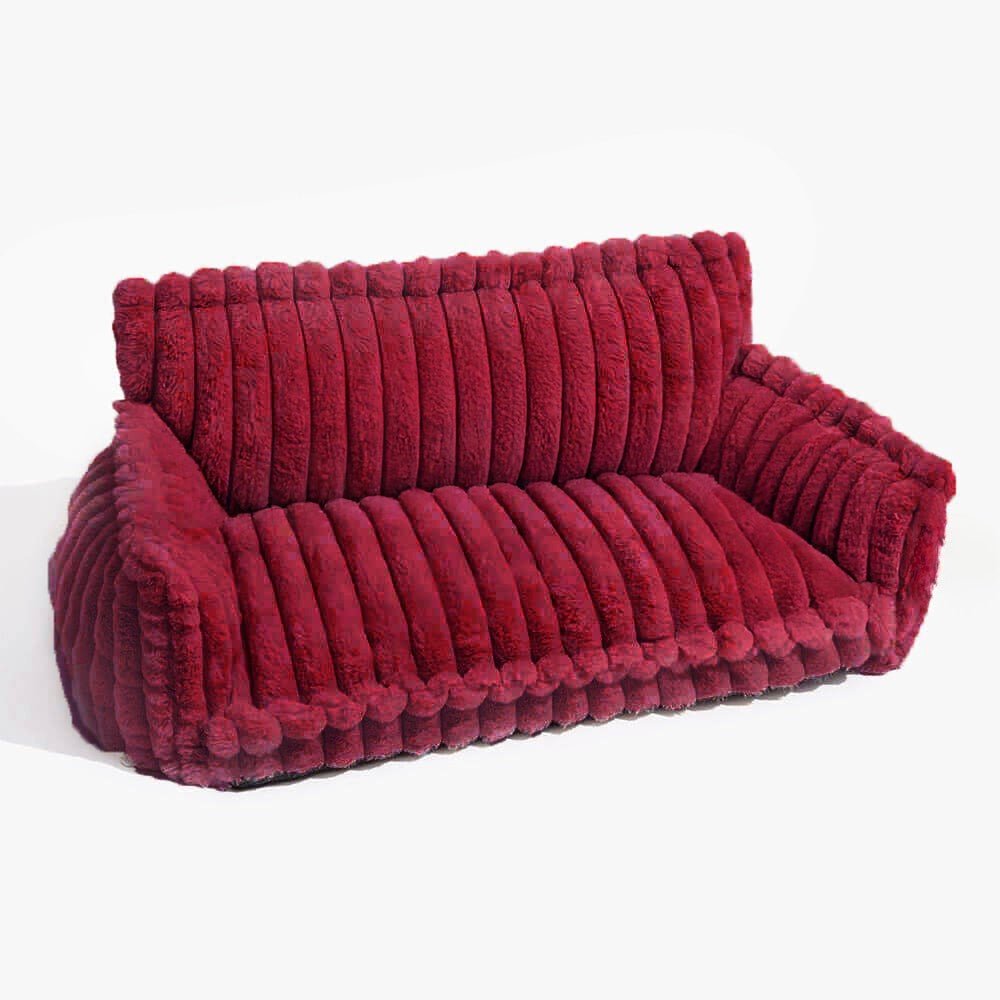 BowLift | CANILUX – Orthopedic Dog Bed with Raised Headrest & Soft Cushion