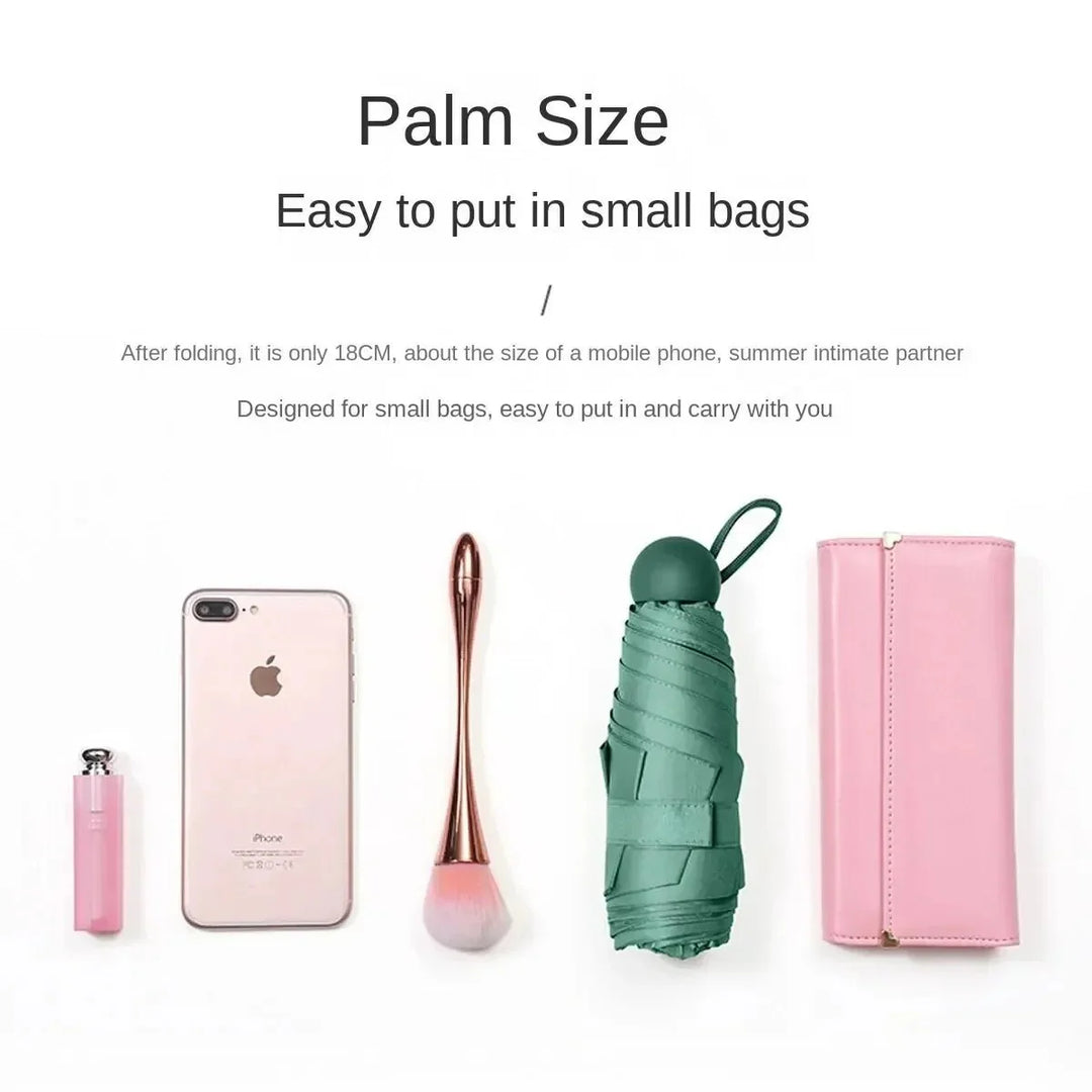 BowLift | Capbrella Compact Umbrella – Ultra-Light Capsule Design for Stylish, Space-Saving Rain Protection