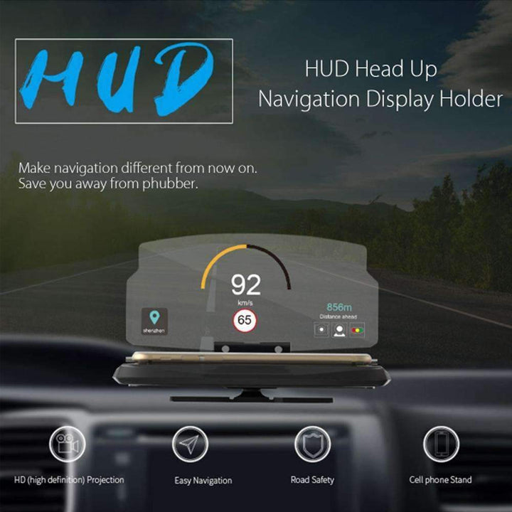 BowLift | Smartphone HUD Navigation - Focus on The Road and Route Ahead