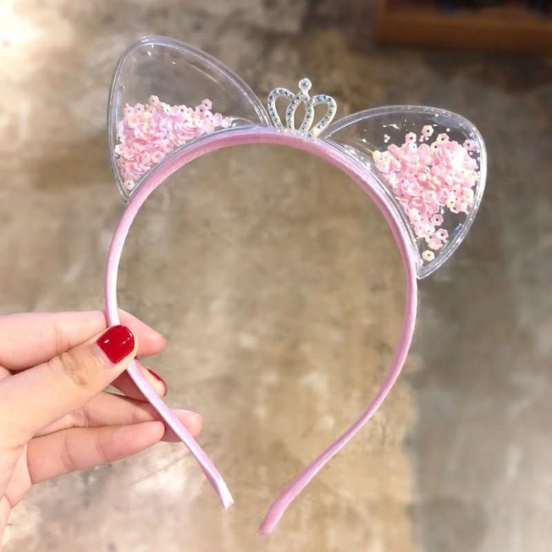 BowLift | Glitter hairband with cat ears | Stylish hairband for parties & special occasions