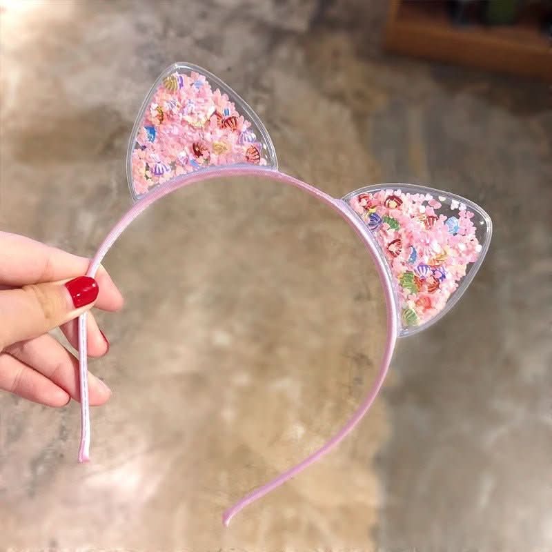 BowLift | Glitter hairband with cat ears | Stylish hairband for parties & special occasions