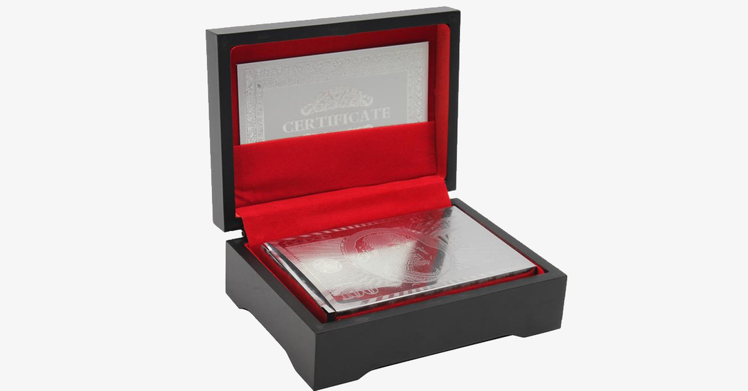 BowLift | Silver Plated Playing Cards