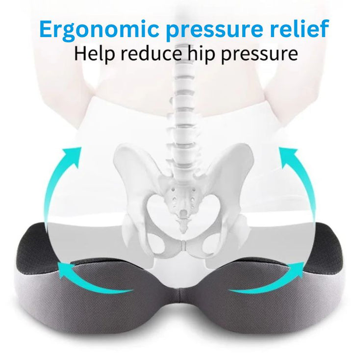 BowLift | Ergonomic Soft Memory Foam Car Seat Cushion