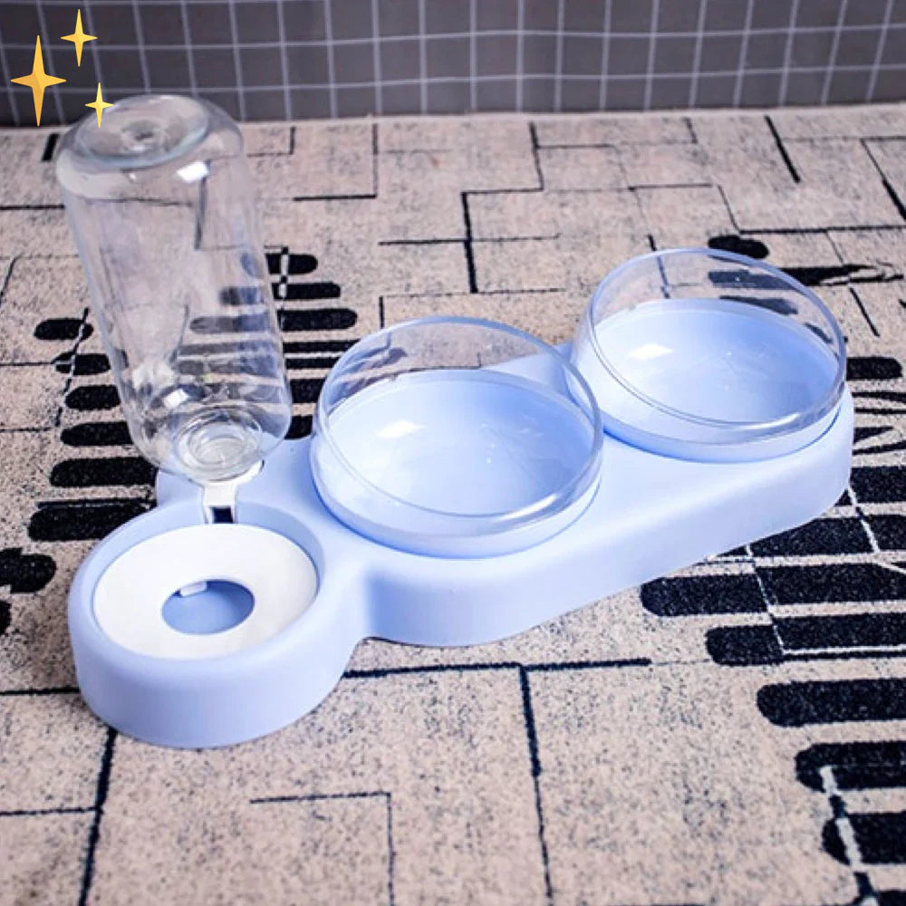 PetCare Dual Feeding Bowl with Auto Water Dispenser Bowlift