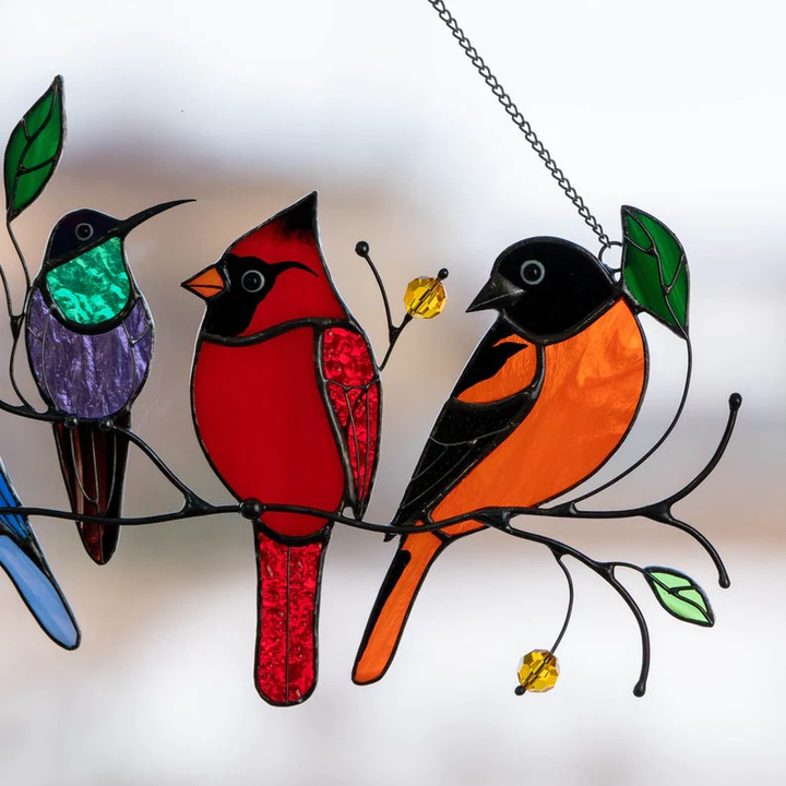 BowLift | Glass window decorations in the shape of birds