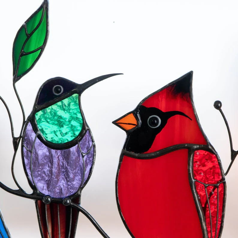 BowLift | Glass window decorations in the shape of birds