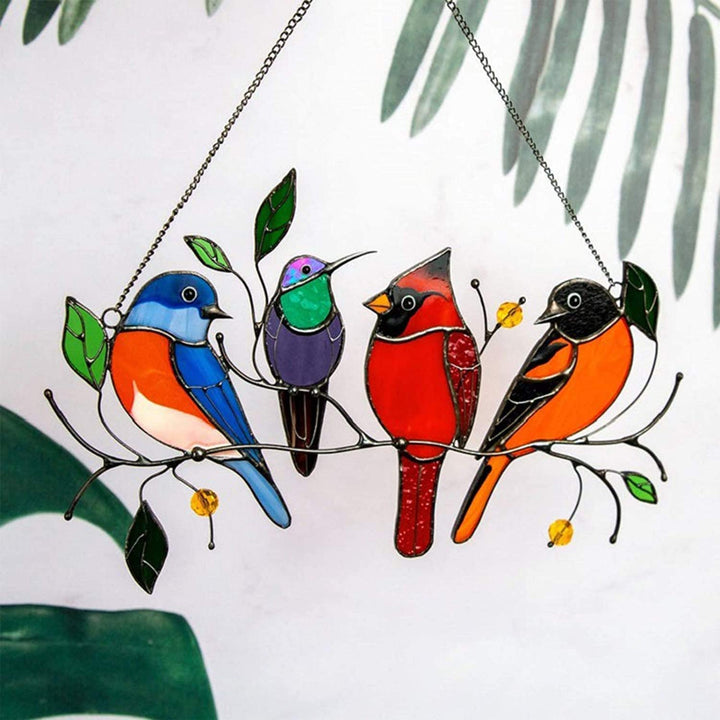 BowLift | Glass window decorations in the shape of birds