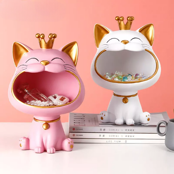 BowLift | Lucky Cat Figurine Storage Jar