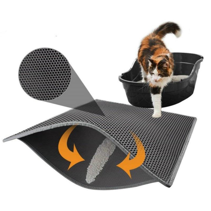 Practical Mat against Cat Litter Bowlift