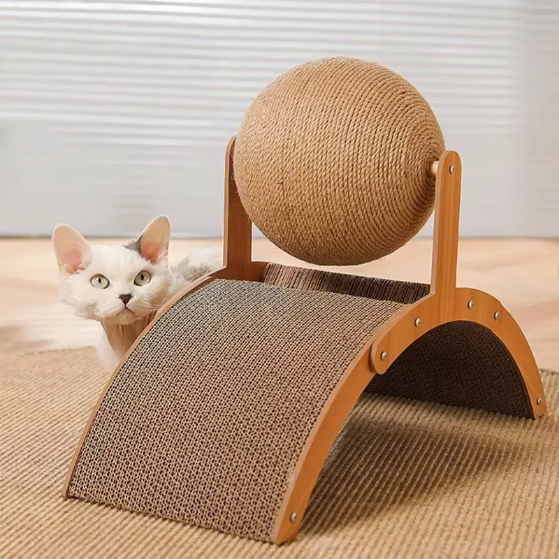 BowLift | Durable Cat Scratching Post with Sisal Ball