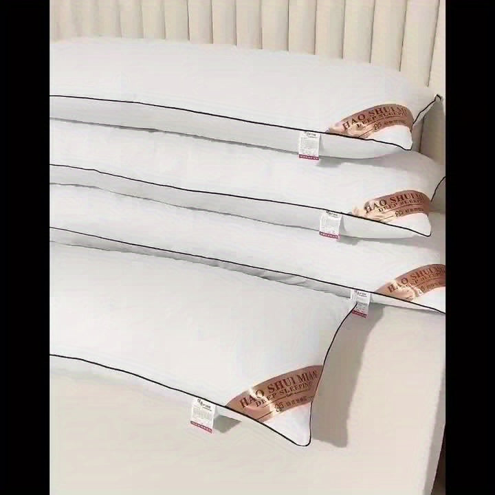 LuxurySoft - Extra Long Hypoallergenic Pillow for Back and Side Sleepers, Soft and BreathaBowlifte, Machine WashaBowlifte | Bowlift