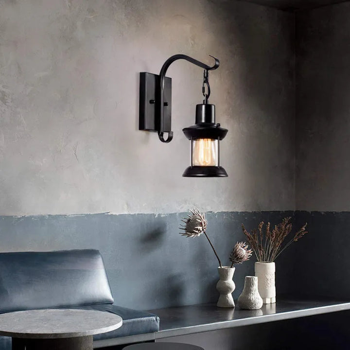 BowLift | Wall light vintage metal industrial sconce