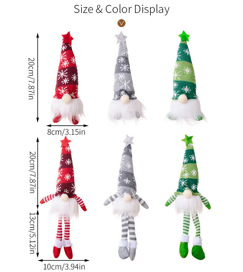 BowLift | Christmas Elf with LED Light | Handmade Decoration Figure | Nordic Design