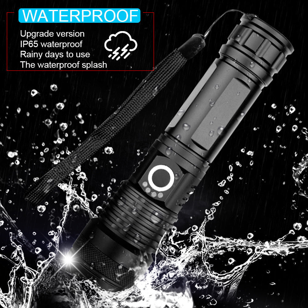 BowLift | High-Power Waterproof LED Flashlight | 30,000–50,000 Lumens Rechargeable Torch