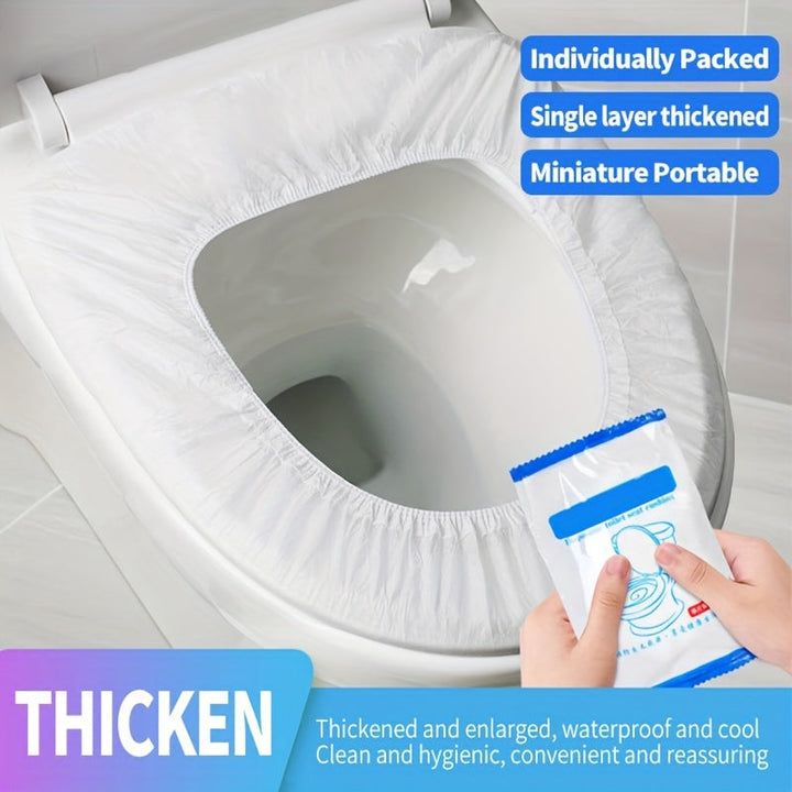 Disposable toilet seat cover with elastic 50/100 pcs | Bowlift