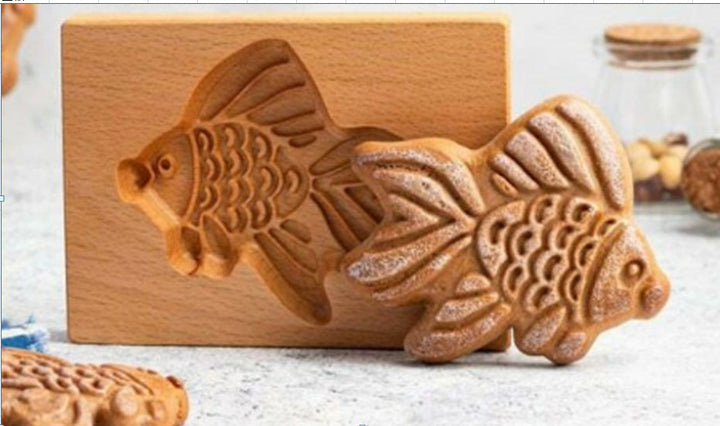 BowLift | Wooden Cookie Mold Set | Engraved Pastry Stamps | Gingerbread & Biscuit Press