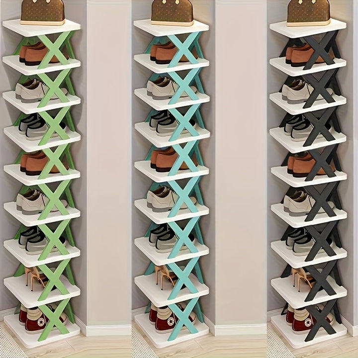 Narrow Shoe Rack Tower | Bowlift
