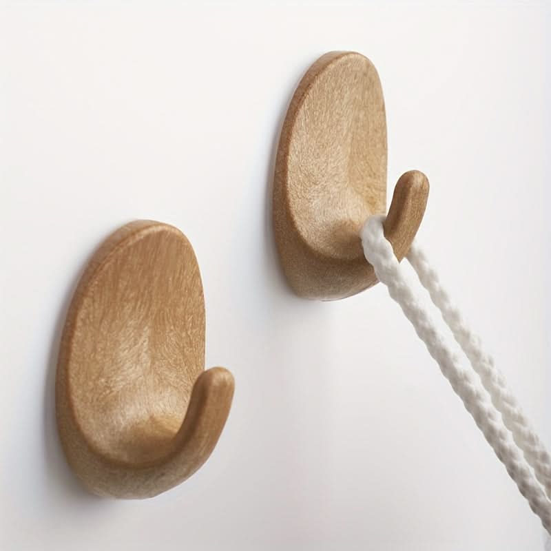 BowLift | Self-Adhesive Wood-Look Wall Hooks Durable