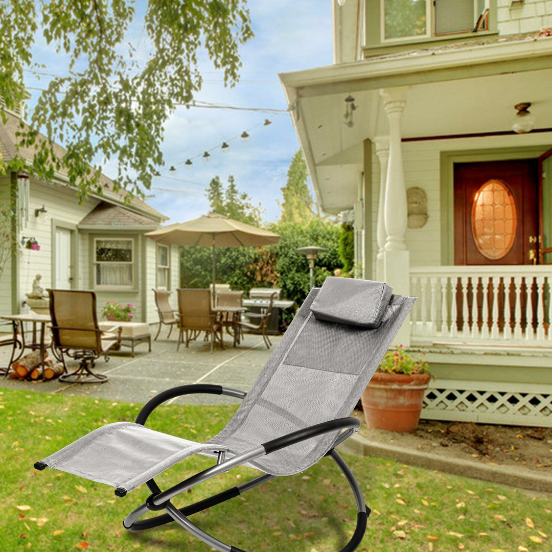 Relax lounger deck chair swinging lounger foldable | Bowlift