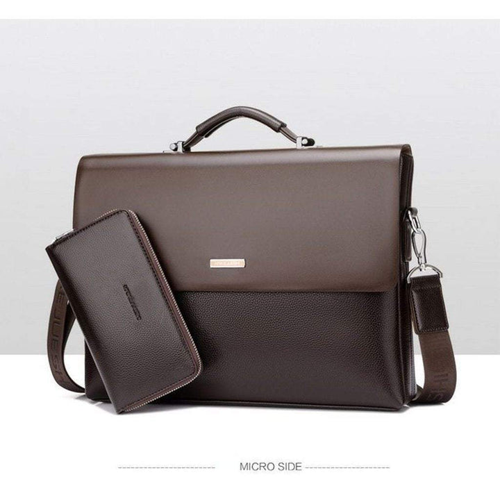 BowLift | New Business Mens Leather Briefcase