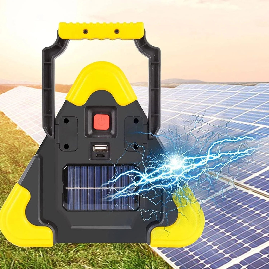BowLift | LED Emergency Light Triangle Solar Safety Lamp