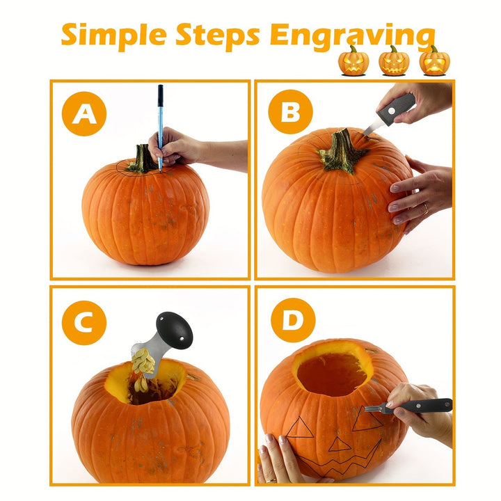 BowLift | Halloween Professional Pumpkin Carving Tools Set | Easy Carved Pumpkins Durable
