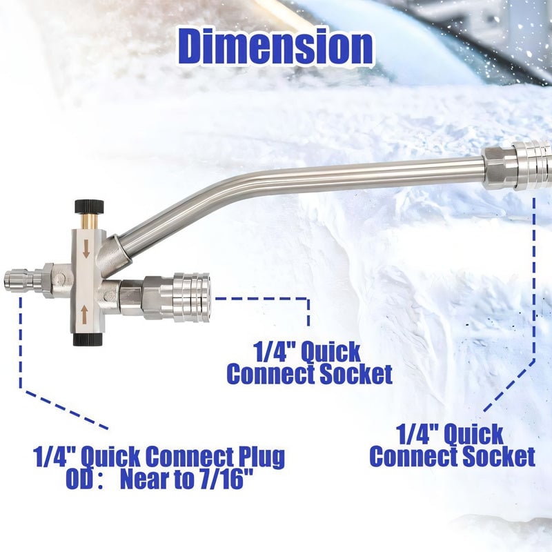 BowLift | Enhance Your Car Washing Experience -  Foam Cannon Dual Connector Accessory