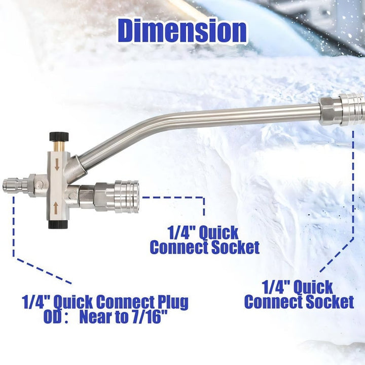 BowLift | Enhance Your Car Washing Experience -  Foam Cannon Dual Connector Accessory