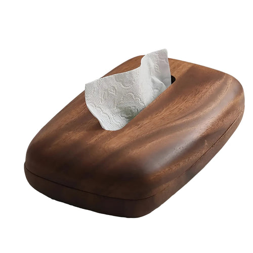Tissue box made of walnut wood – Elegant and functional | Stylish home accessory | Bowlift