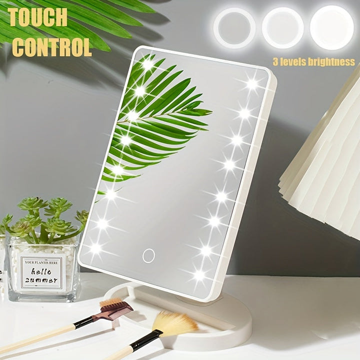 GlowMirror – Portable Makeup Mirror with LED Lighting Bowlift
