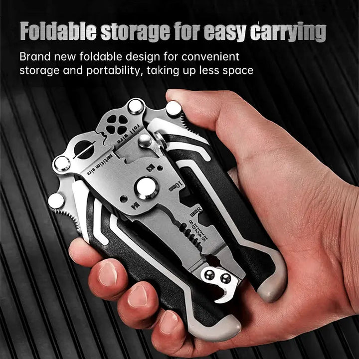 BowLift | Foldable 8-in-1 Wire Stripper for Electrical Work
