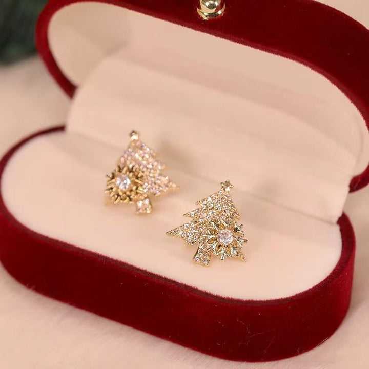 Rotating Christmas Tree Earrings | Bowlift