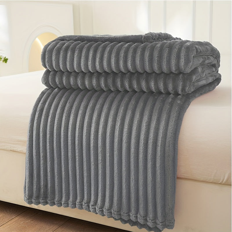 BowLift | Soft Plush Blanket with Rib Pattern