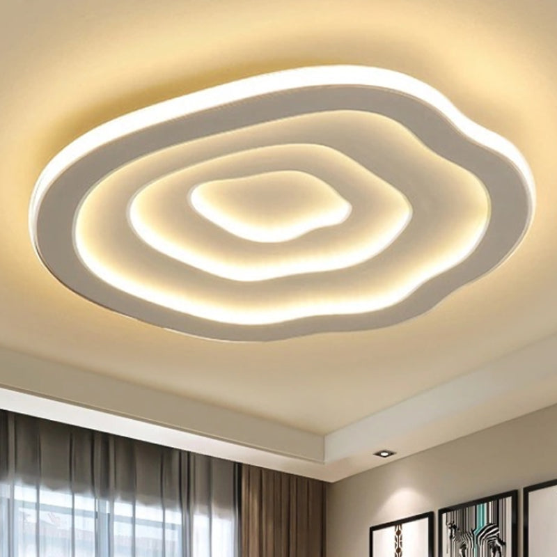 BowLift | Ceiling Acrylic Lamp with Warm & White LED Light - Auralis