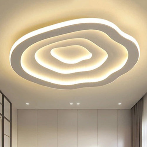 BowLift | Ceiling Acrylic Lamp with Warm & White LED Light - Auralis