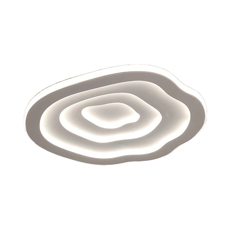 BowLift | Ceiling Acrylic Lamp with Warm & White LED Light - Auralis