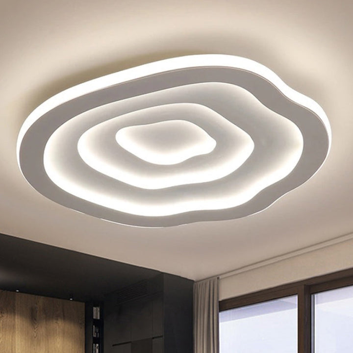 BowLift | Ceiling Acrylic Lamp with Warm & White LED Light - Auralis