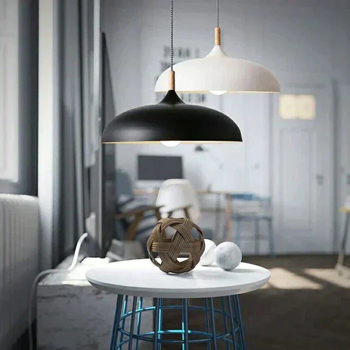 BowLift | Ceiling Light in Scandinavian Oak - ScandiLuxe