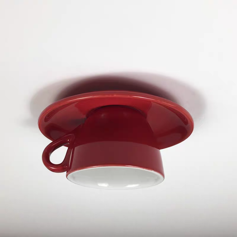 BowLift | CeramiLux Morandi Coffee Cup Ceiling Light – CeramiLux