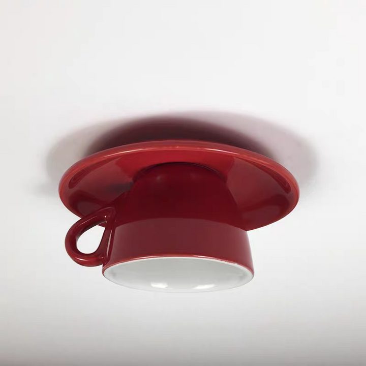 BowLift | CeramiLux Morandi Coffee Cup Ceiling Light – CeramiLux