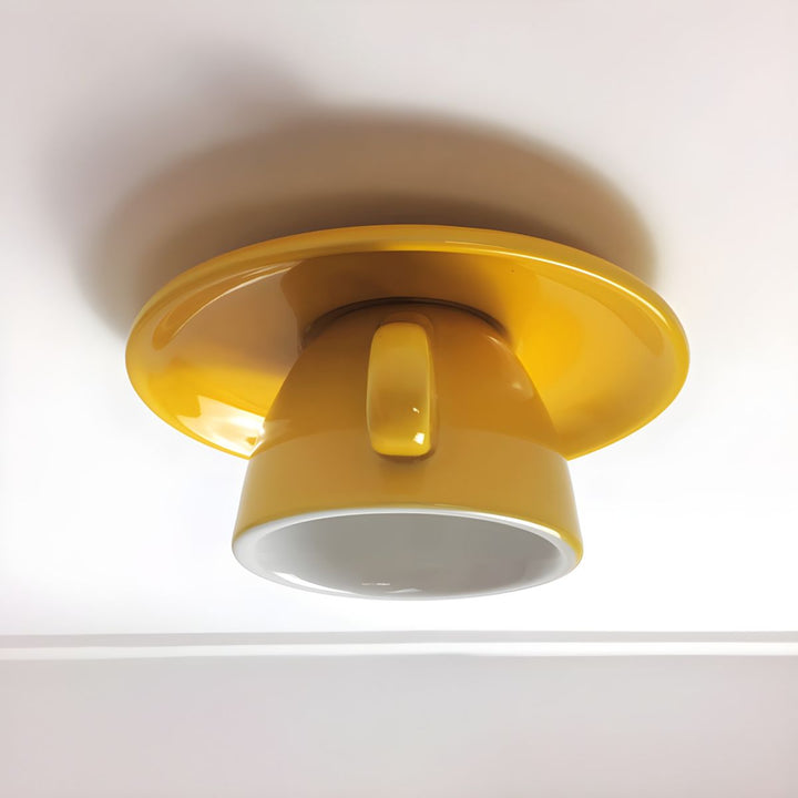 BowLift | CeramiLux Morandi Coffee Cup Ceiling Light – CeramiLux
