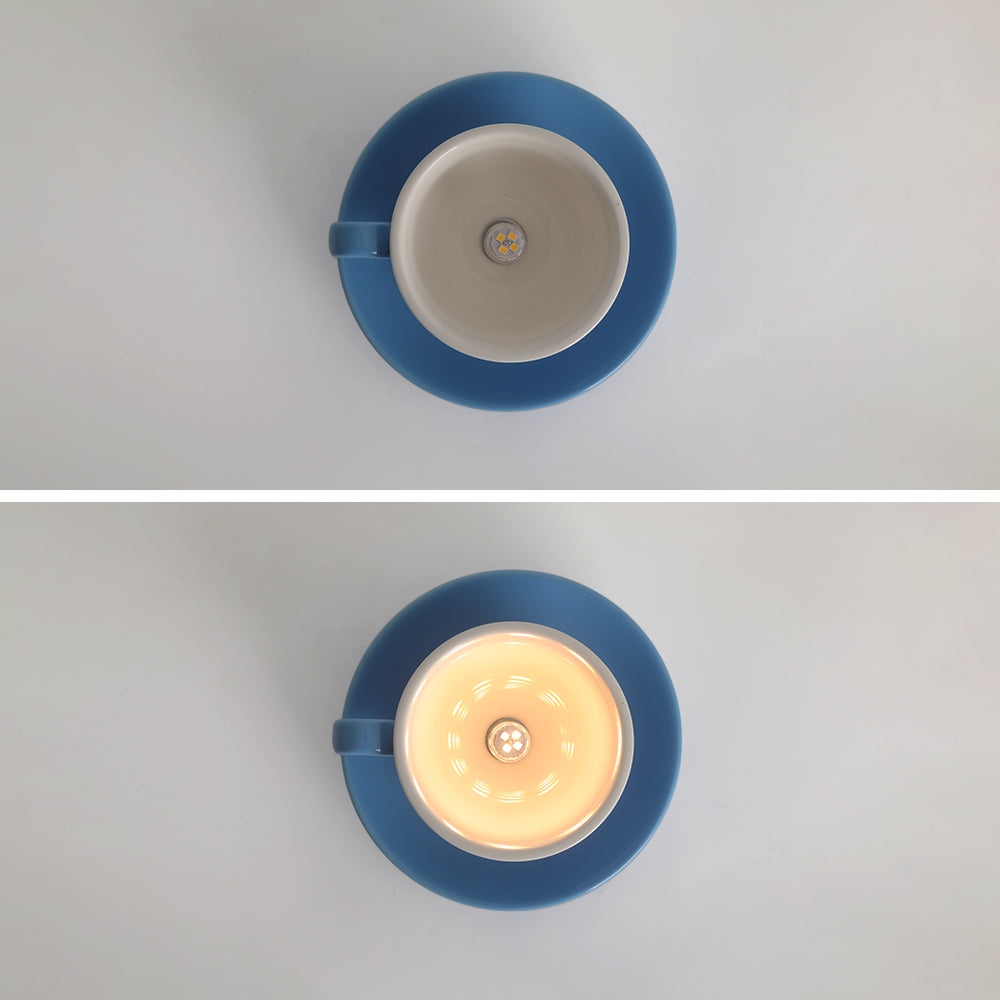 BowLift | CeramiLux Morandi Coffee Cup Ceiling Light – CeramiLux