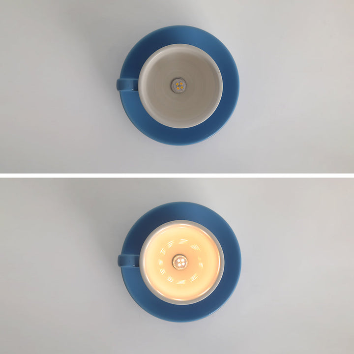BowLift | CeramiLux Morandi Coffee Cup Ceiling Light – CeramiLux