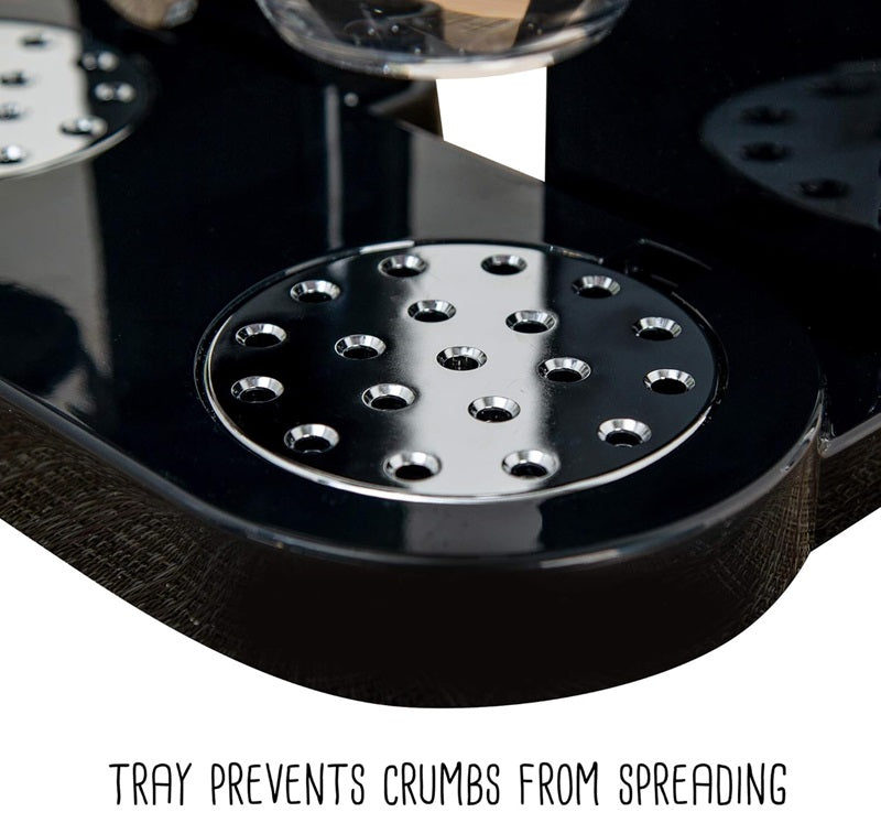 BowLift | Dual Cereal Dispenser, Dry Food Storage Container for Easy Dispensing