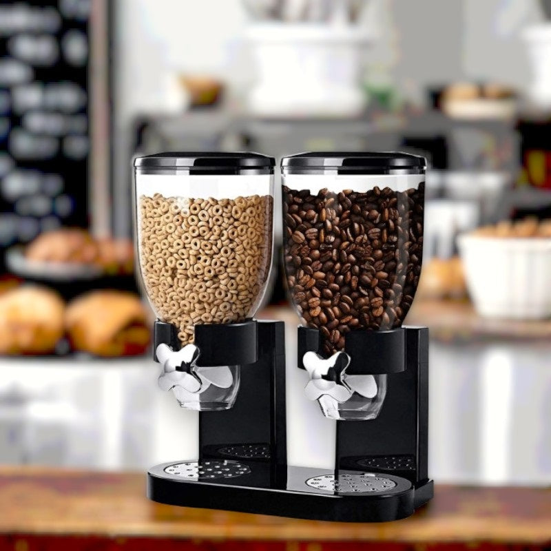 BowLift | Dual Cereal Dispenser, Dry Food Storage Container for Easy Dispensing