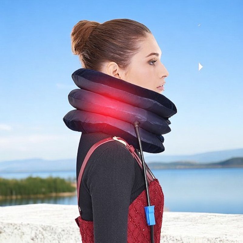 BowLift | Inflatable Cervical Traction Neck Pillow