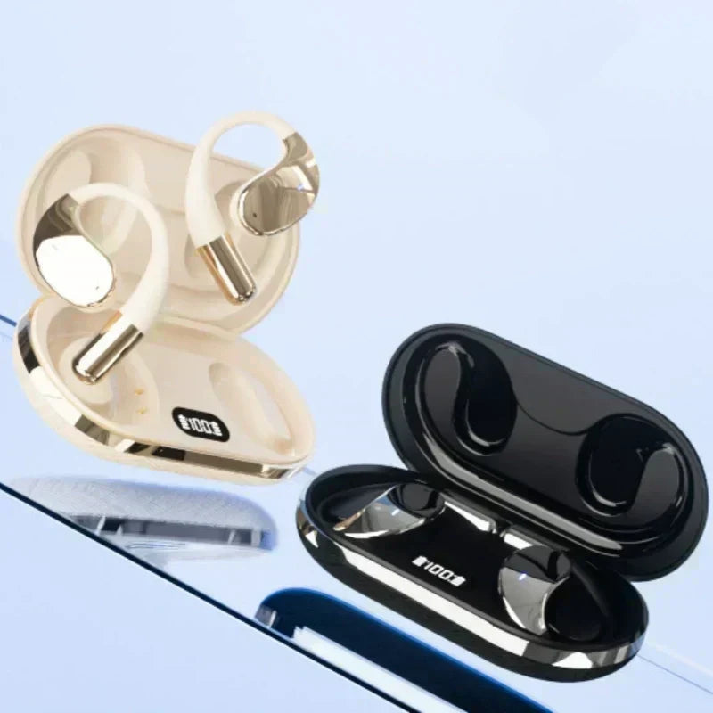 BowLift | Wireless earbuds with open ear and LED display